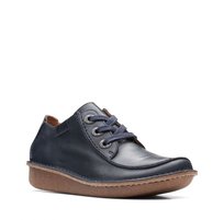 Clarks Funny Dream [Navy Leather] - Rozmiar 37 Clarks