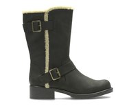 Clarks, Kozaki damskie, Orinoco Art Black Leather, rozmiar 37