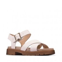 Clarks Orinoco Strap [White Leather] - Rozmiar 39 Clarks