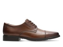 Clarks, Półbuty męskie, Tilden Cap, brązowy, rozmiar 45 Clarks