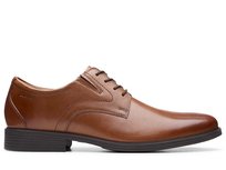 Clarks, Półbuty męskie, Whiddon Plain, brązowe, rozmiar 43 Clarks
