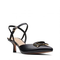 Clarks Violet 55 Strap [Black Leather] - Rozmiar 39.5 Clarks