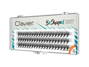 Clavier, Clavier Beshaped Kępki Rzęs Skręt B, 14 mm - Clavier