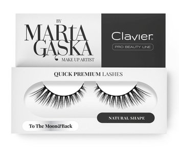 Clavier, Quick Premium Lashes, rzęsy na pasku To The Moon & Back 801 - Clavier