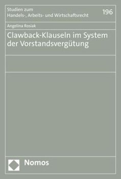 Clawback-Klauseln im System der Vorstandsvergütung