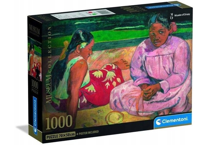 Clementoni CLE puzzle 1000 MuseumGauguin FemmesD