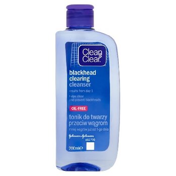 Clean & Clear, oczyszczający tonik do twarzy przeciw wągrom, 200 ml - Clean & Clear