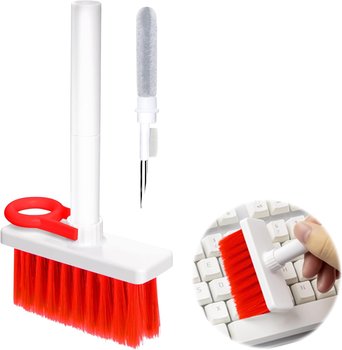Cleaner Kit for Keyboard Soft Brush 5 in 1 Multifunction Computer Cleaning Tools Kit with Keycap Puller(Red) - Inny producent