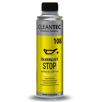 CleanTEC Engine Oil Stop Leak 108 - Preparat do wycieków z silnika - 300 ml - CleanTEC