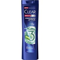 Clear, Szampon dla Mężczyzn Przeciwłupieżowy 3 w 1 Aktywna Świeżość, 225ml Clear