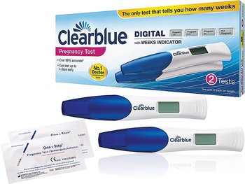 CLEARBLUE cyfrowy test ciążowy 2szt. +2p - Procter & Gamble