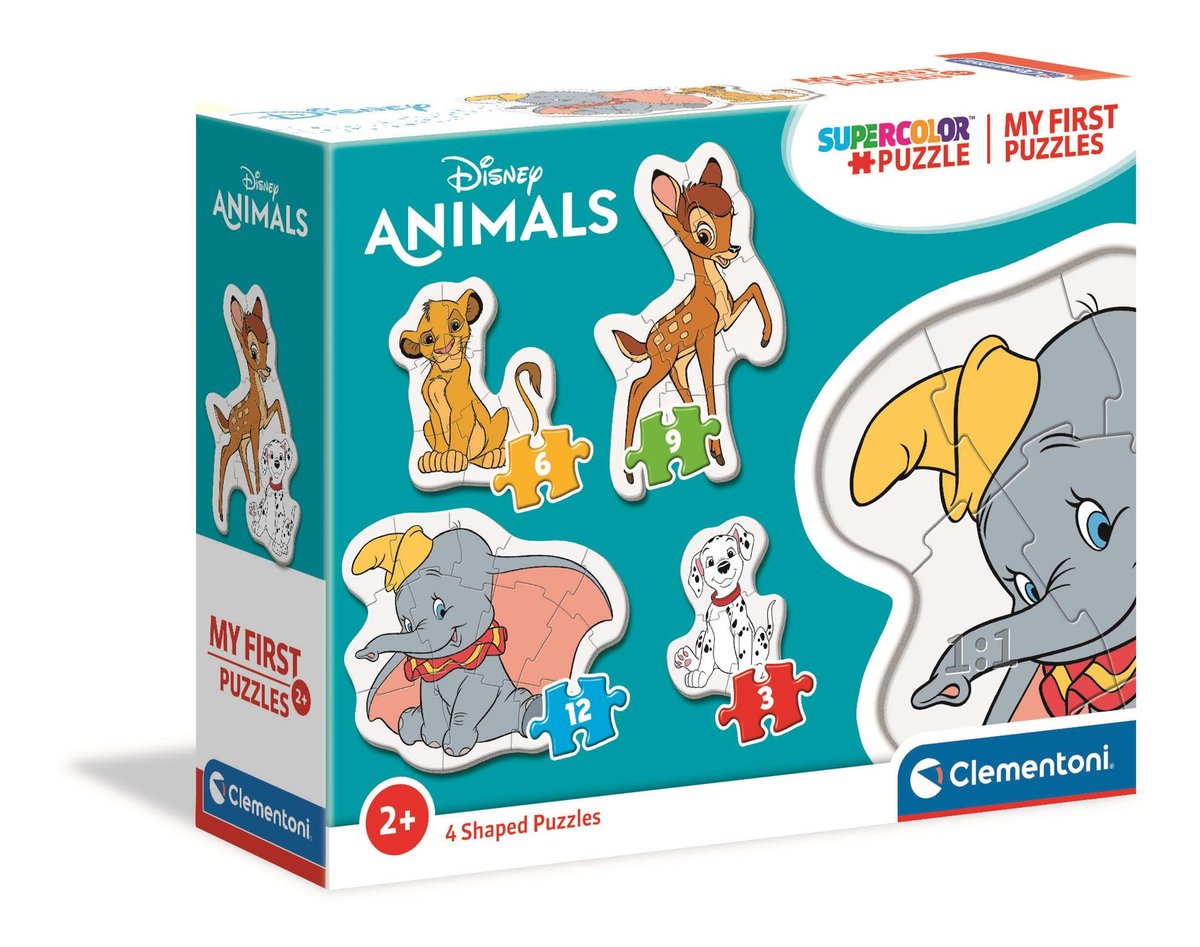Clementoni 3-6-9-12 Moje Pierwsze Puzzle Disney Układanka Dla Dzieci