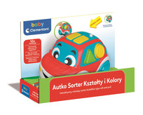 Clementoni, Baby Autko Sorter kształty i kolory Clementoni