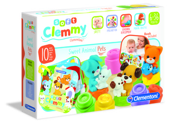 Clementoni, Baby Clemmy, zestaw Zwierzaki Dom, 17175 - Clementoni