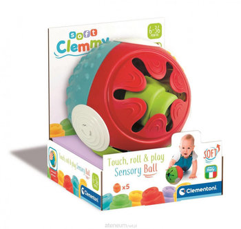 Clementoni Clemmy Sensory ball. Piłeczka sensoryczna 17689 - Clementoni