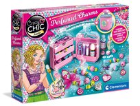Clementoni, Crazy Chic, Zestaw kreatywny do tworzenia pachnącej biżuterii z pudełkiem w kształcie perfum