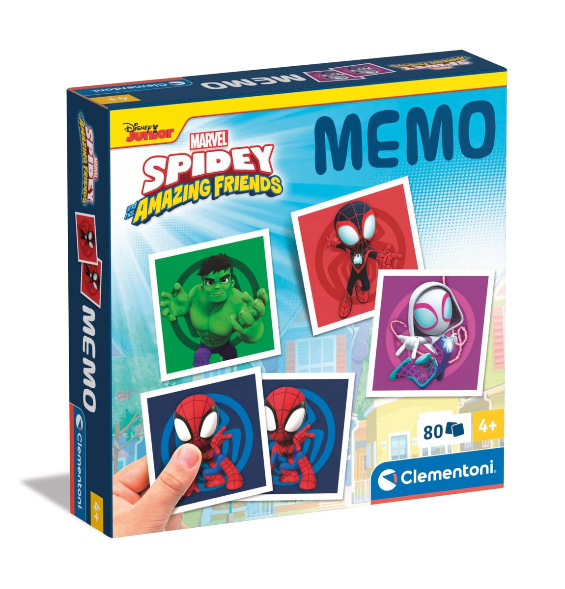 Clementoni gra edukacyjna Memo Marvel Spidey and His Amazing Friends 80 ...