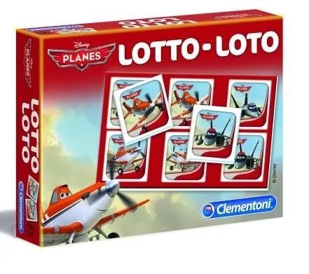 Lotto Loto Samoloty Planes, gra planszowa, Clementoni