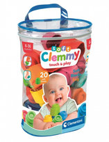 Clementoni, Klocki Clemmy Woreczek z 20 klockami Clementoni