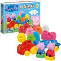 Clementoni, klocki pociąg Świnka Peppa, 17249 Clementoni