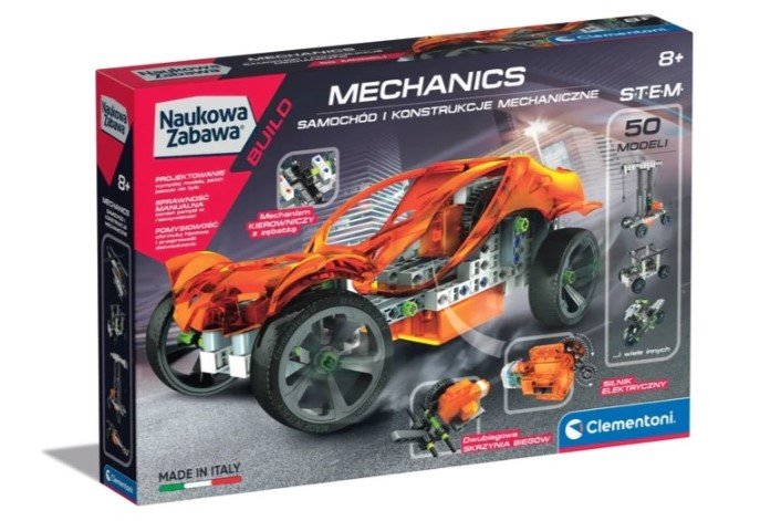 Clementoni, laboratorium mechaniki 50 konstrukcji
