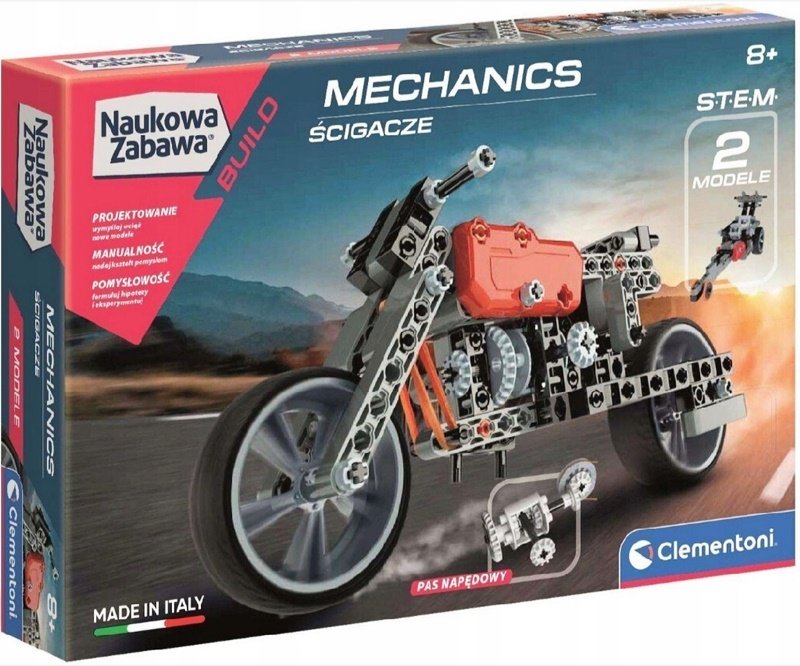 Clementoni, laboratorium mechaniki ścigacze naukowa