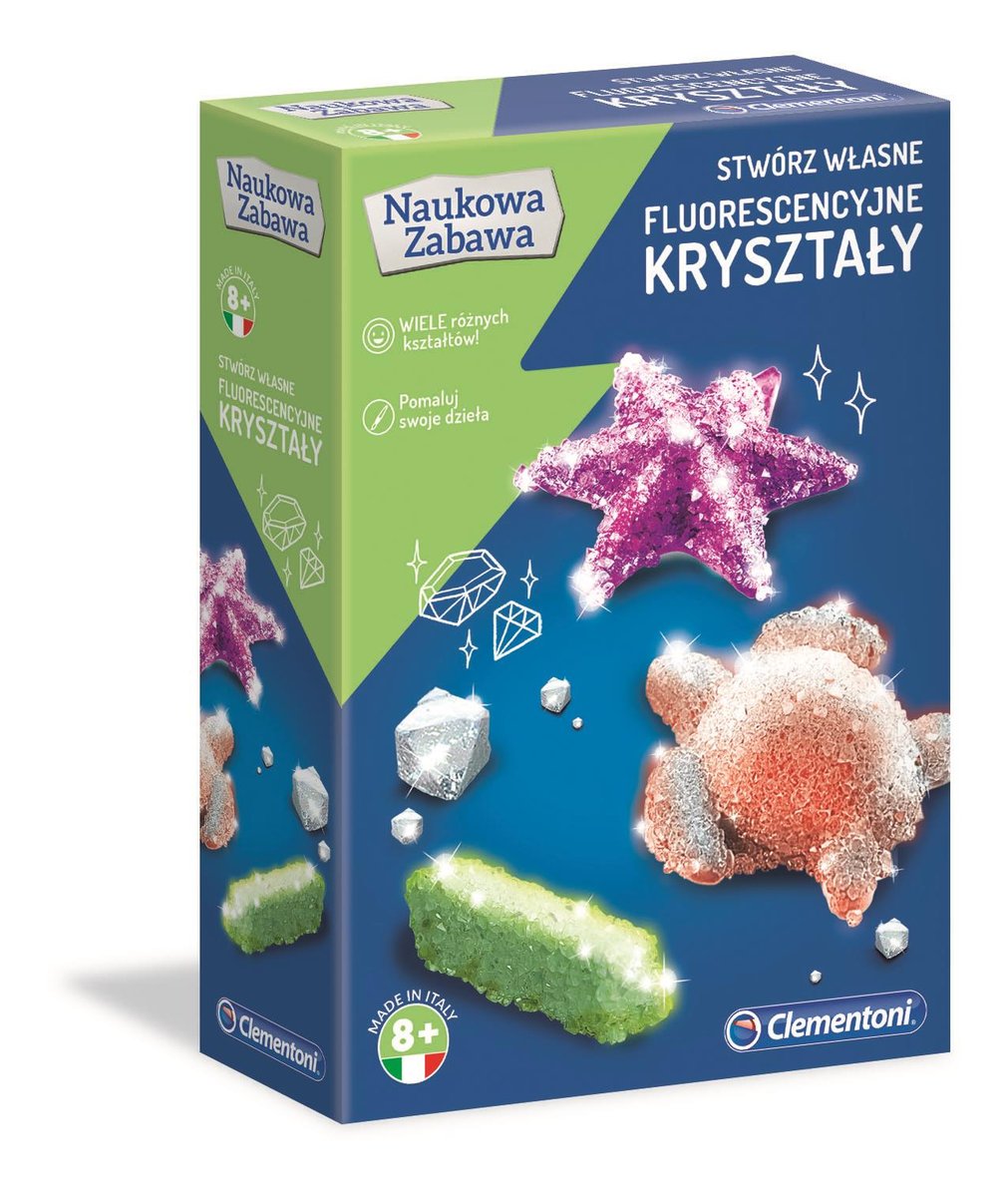 Clementoni, Naukowa zabawa, Kryształy Fluorescencyjne