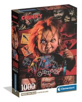 Clementoni, Puzzle 1000 Compact Horror Collection Chucky 37099