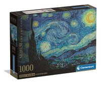 Clementoni, puzzle 1000 compact museum van gogh the starry night 37065