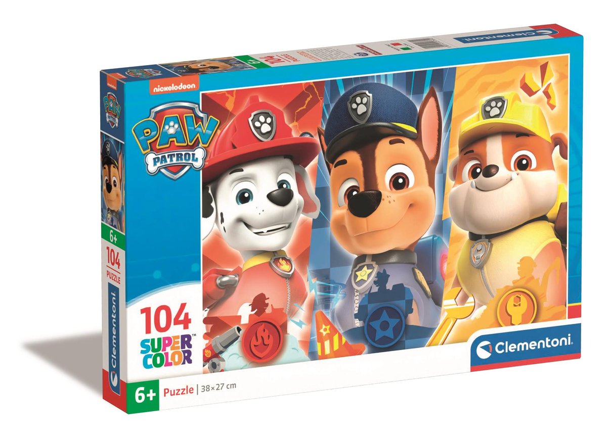 Clementoni Clementoni Puzzle 104 Elementy Psi Patrol Do Układania Dla Dzieci Układanka