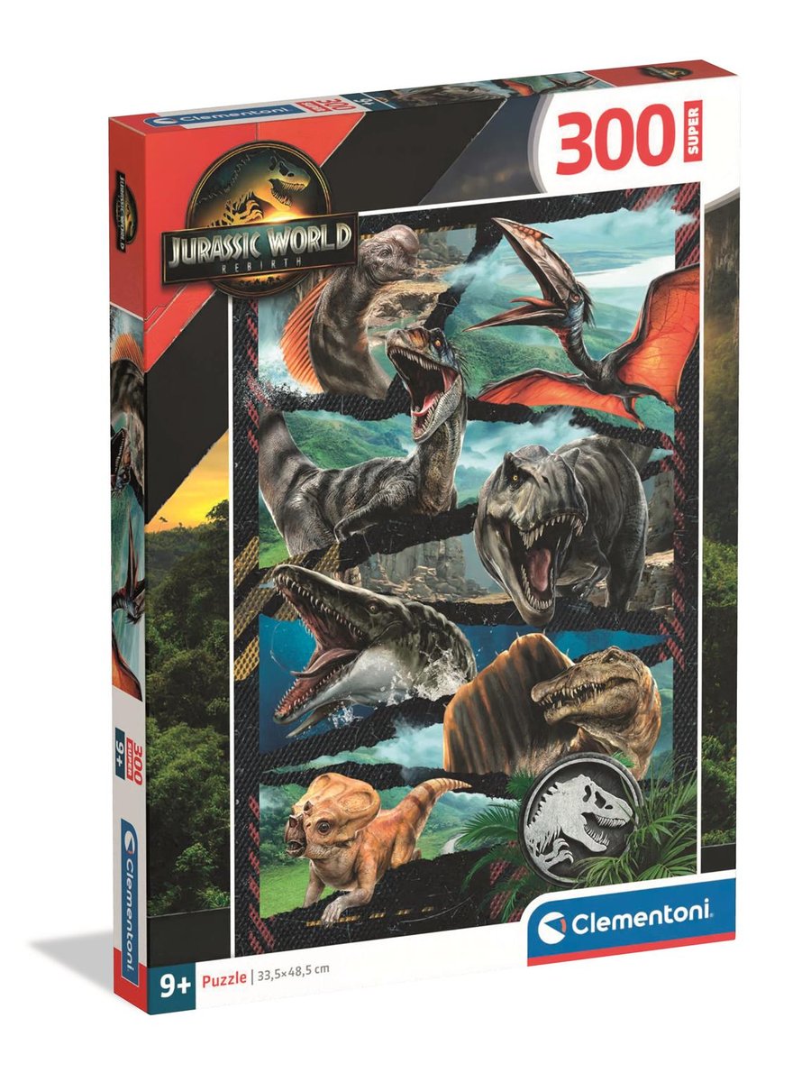 Clementoni Clementoni, Puzzle 300 Super Jurassic World 21749