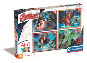 Clementoni Puzzle 4w1 Avengers Marvel - Avengers