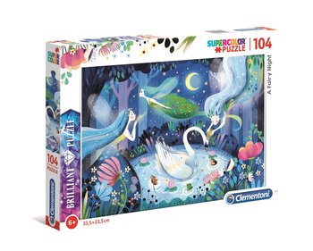 Clementoni, puzzle, A Fairy Night, 104 el. - Clementoni