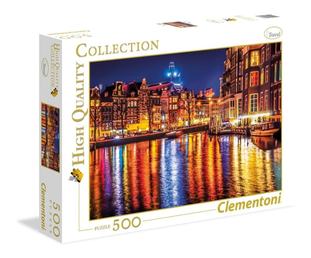Clementoni, puzzle, Amsterdam, 500 el.