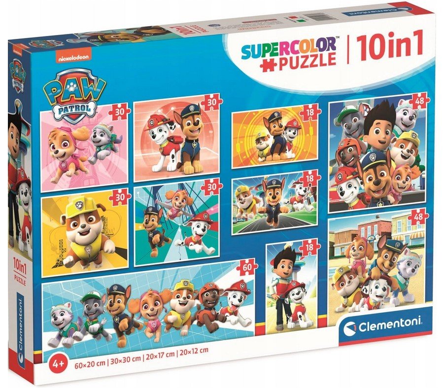 Clementoni Clementoni, puzzle, Bajki, Psi Patrol, 10w1