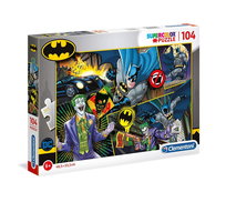 Clementoni, puzzle, Batman, Joker, 104 el.