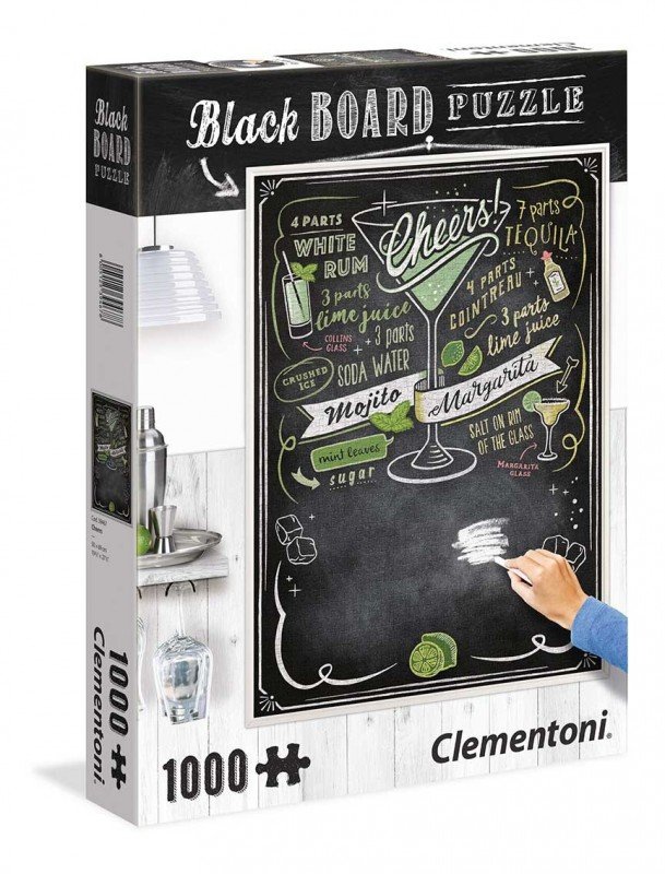 Clementoni Clementoni, puzzle, Black Board Cheers, 1000 el.