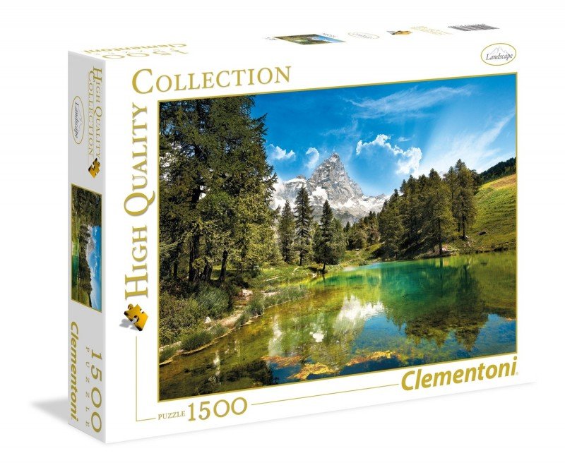 Clementoni, puzzle, Blue lake, 1500 el.