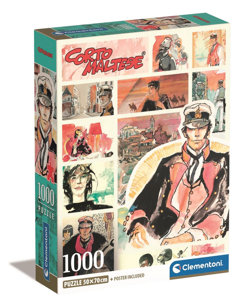 Clementoni Clementoni, Puzzle, Compact Box, Corto Maltese, 1000 el.