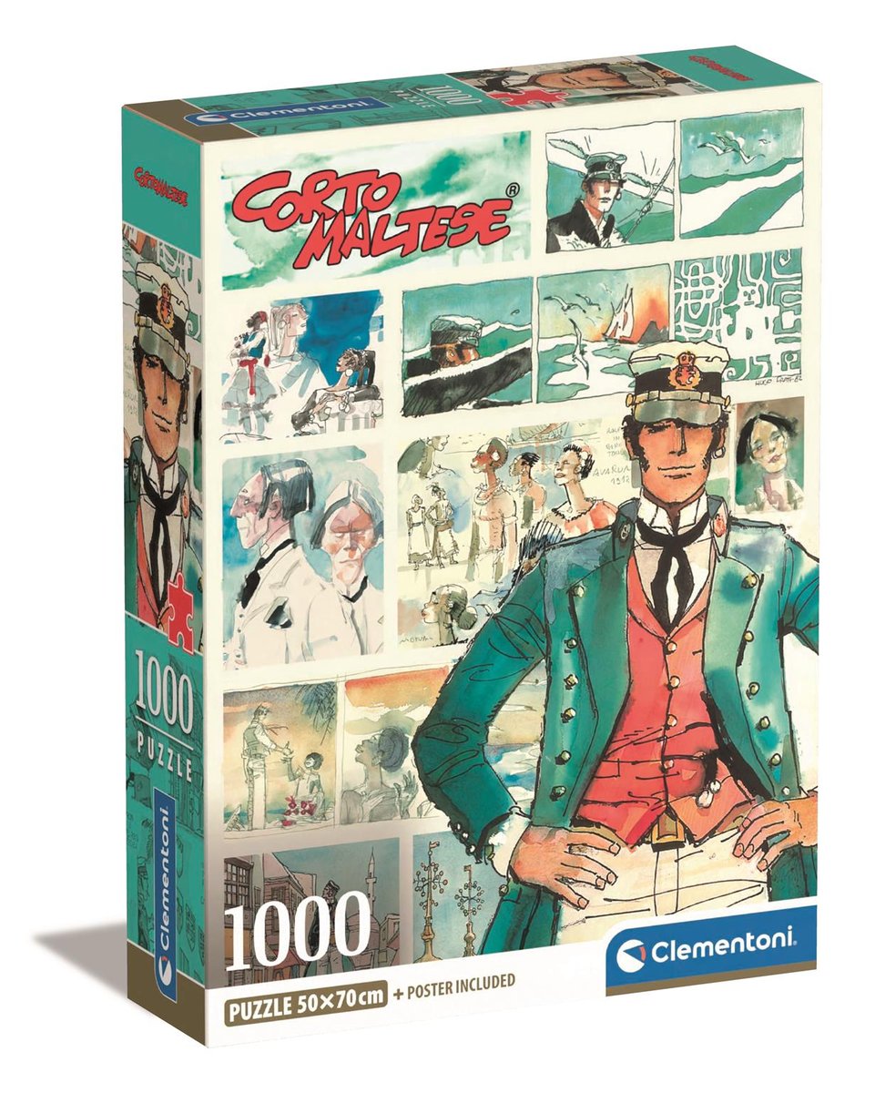 Clementoni Clementoni, Puzzle, Compact Box, Corto Maltese, 1000 el.