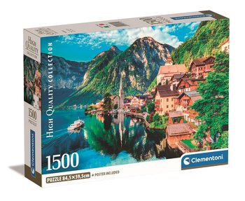 Clementoni, Puzzle, Compact Box, Hallstatt, 1500 el. - Clementoni