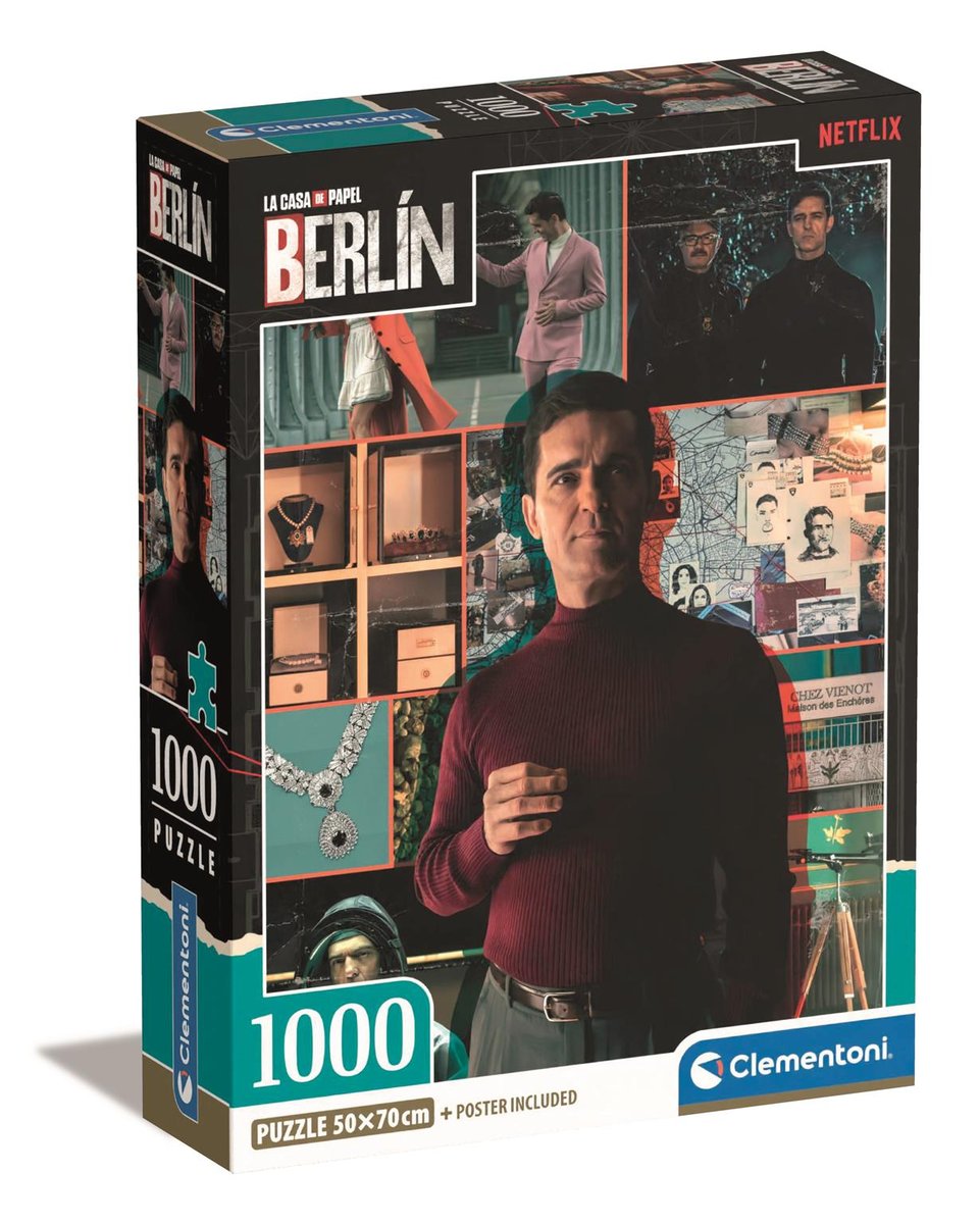 Clementoni Clementoni, Puzzle, Compact Box, Netflix Berlin, 1000 el.
