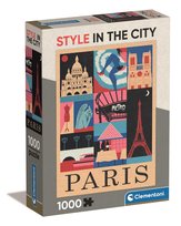 Clementoni, Puzzle, Compact Box, Paris, 1000 el. Clementoni