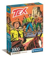 Clementoni, Puzzle, Compact Box, Tex, 1000 el. Clementoni