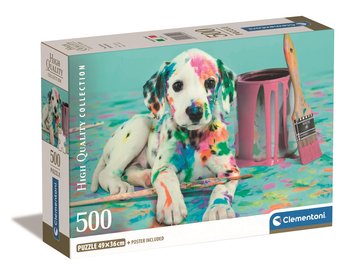 Clementoni, Puzzle, Compact Box,  The Funny Dalmatian, 500 el. - Clementoni