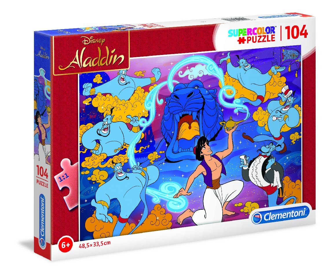 Clementoni Clementoni, puzzle, Disney, Alladyn, 104 el.
