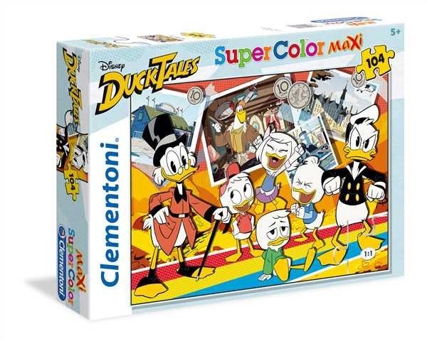 Clementoni, puzzle, Disney, Kacze Opowieści, maxi, 104 el.