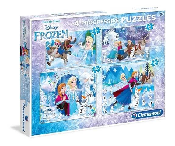 Clementoni, puzzle, Disney, Kraina Lodu, 20/60/100/180 el.