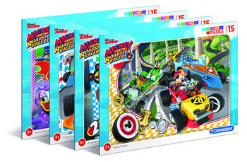 Clementoni, puzzle, Disney, Mickey And The Roadster Racers, 4x15 el. - Clementoni