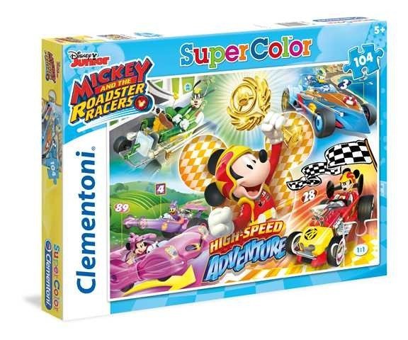 Clementoni, puzzle, Disney, Miki i Raźni Rajdowcy, 104 el.
